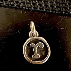 James Avery “r” charm.